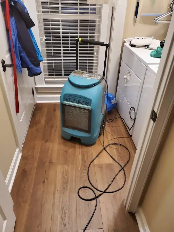 Commercial dehumidifier deployed for Flood Damage Cleanup in Conemaugh
